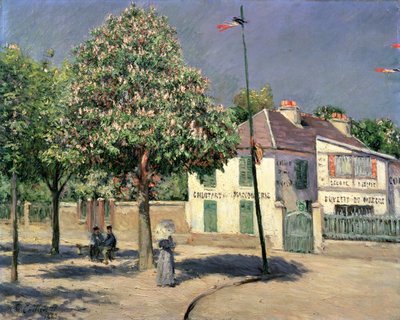 Gåtur ved Argenteuil, 1883 af Gustave Caillebotte