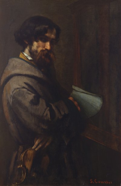 Alphonse Promayet 1822-1872, 1851. af Gustave Courbet
