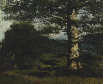 Cedertræet i Hauteville af Gustave Courbet
