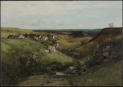 Ornans Slot af Gustave Courbet
