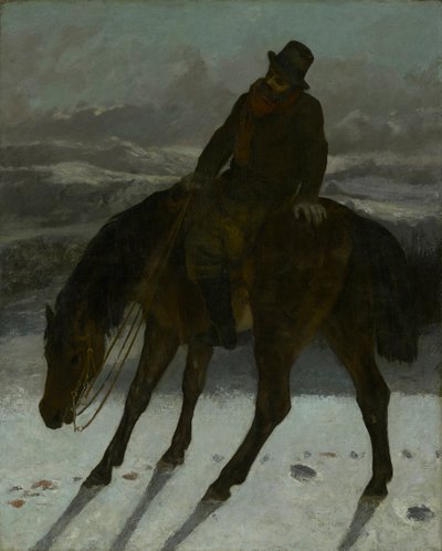Jæger til hest af Gustave Courbet