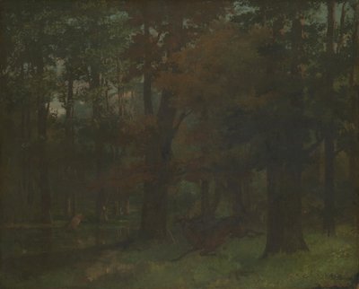 I skoven af Gustave Courbet
