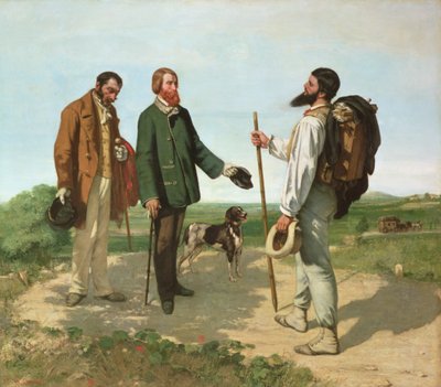 Mødet, eller Hej Monsieur Courbet af Gustave Courbet