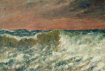 Bølgen af Gustave Courbet