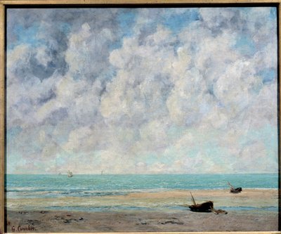 Havet i stille vejr af Gustave Courbet