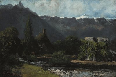 Le Glacier (olie på lærred) af Gustave Courbet