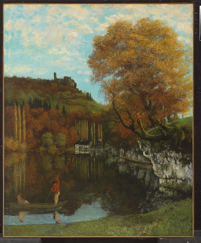 Spejlet af Scey-en-Varais, 1864-68 af Gustave Courbet