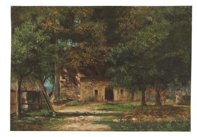 Moder Toutains have i Honfleur, c.1859-61 af Gustave Courbet