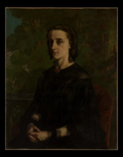Fru Frederic Breyer (Fanny Hélène Van Bruyssel, 1830–1894) af Gustave Courbet