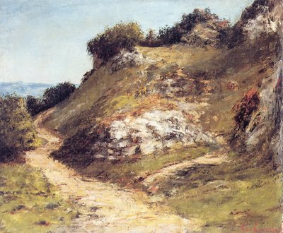 Sti i klipperne af Gustave Courbet