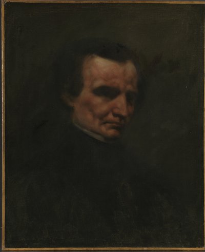 Portræt af Hector Berlioz 1803-1869, ca. 1850. af Gustave Courbet