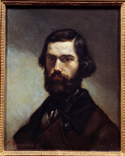 Portræt af Jules Valles (1832-1885) forfatter, journalist og politiker. Maleri af Gustave Courbet (1819-1877) af Gustave Courbet