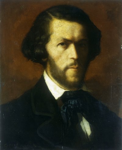 Portræt af en gentleman af Gustave Courbet