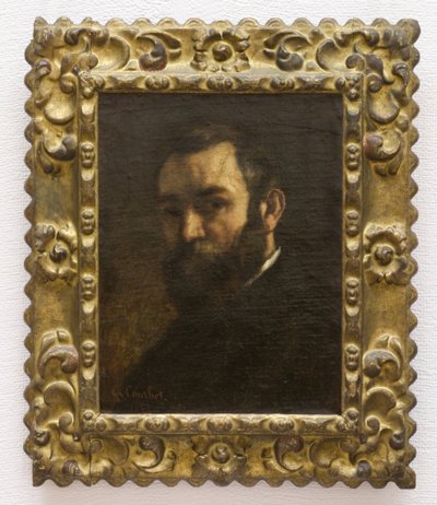 Portræt af en mand af Gustave Courbet