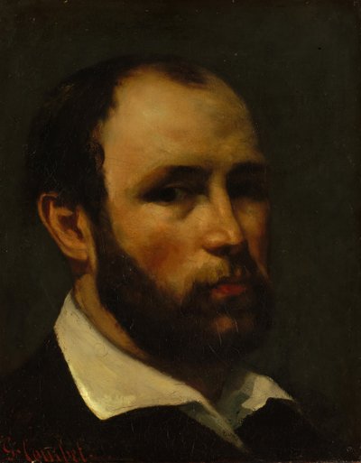 Portræt af en mand, formentlig ca. 1862. af Gustave Courbet
