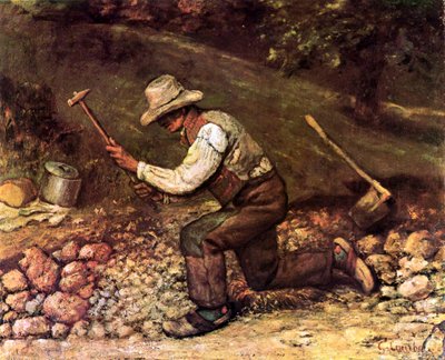Steinhauer af Gustave Courbet