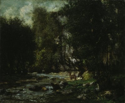 Bækken af ​​Les Puits-Noir, ca. 1855. af Gustave Courbet