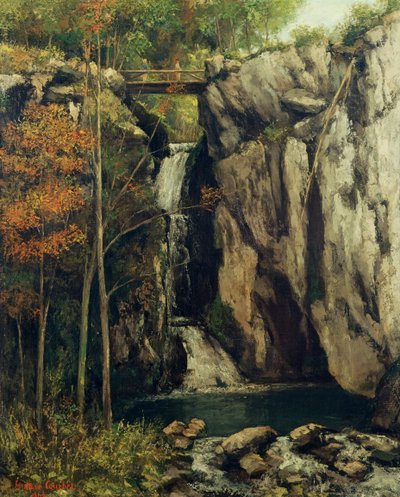 Kløften ved Conches af Gustave Courbet