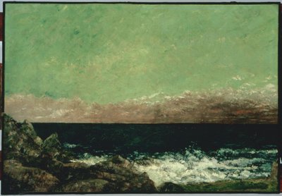 Middelhavet af Gustave Courbet