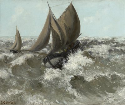 Sejlbåden af Gustave Courbet