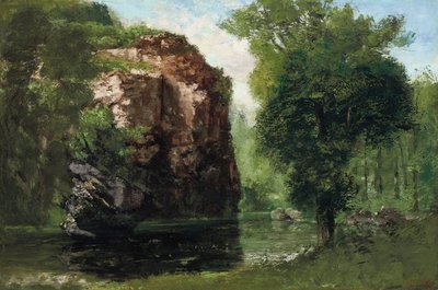 Den stille flod af Gustave Courbet