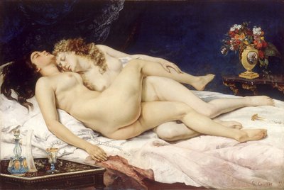 Sovendene af Gustave Courbet