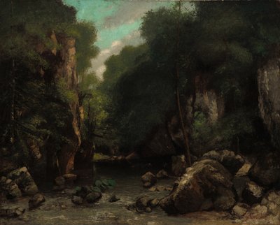 Dalen ved Les Puits-Noir af Gustave Courbet