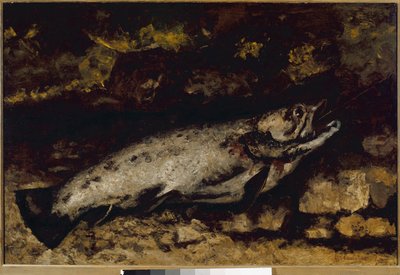 Ørreden (olie på lærred af Gustave Courbet