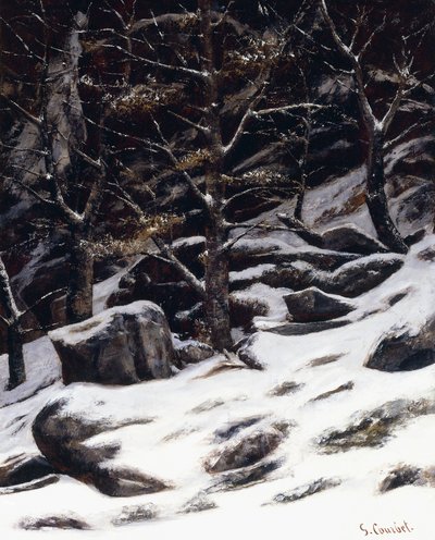 Vinter, ca. 1873 af Gustave Courbet