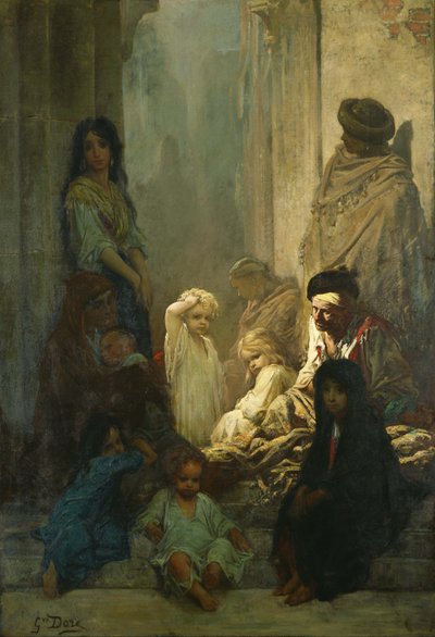 La Siesta, minder om Spanien. af Gustave Dore