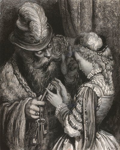 Blåfugl af Gustave Dore