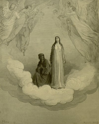 Gustave Doré - Paradiso, c. XXI, v. 1-3 af Gustave Dore