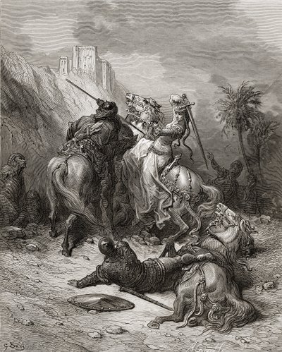 En heltinde Florine af Bourgogne, illustration fra 