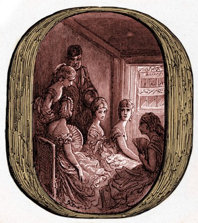 En operaboks ved det kongelige operahus af Doré af Gustave Dore