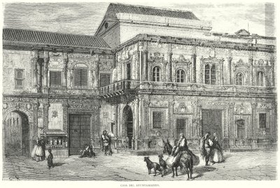 Rådhus (gravering) af Gustave Dore