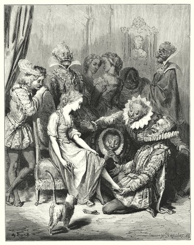 Cendrillon; Askepot (gravering) af Gustave Dore