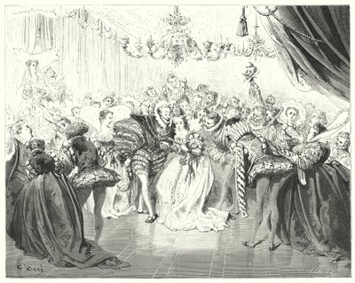 Cendrillon; Cinderella (engraving) af Gustave Dore