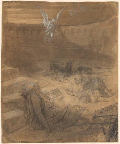 kristne martyrer af Gustave Dore
