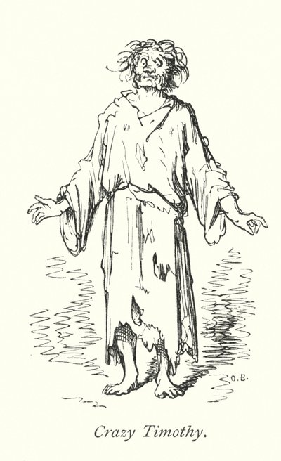 Crazy Timothy (gravering) af Gustave Dore