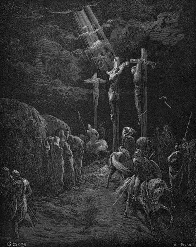 Jesu korsfæstelse af Gustave Dore