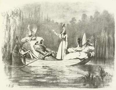 Dandyisme ruralisering (dybtryk) af Gustave Dore