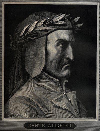 Dante Alighieri 1265-1321, 1860 af Gustave Dore