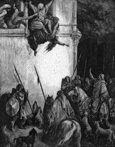 Jesabels død af Gustave Dore