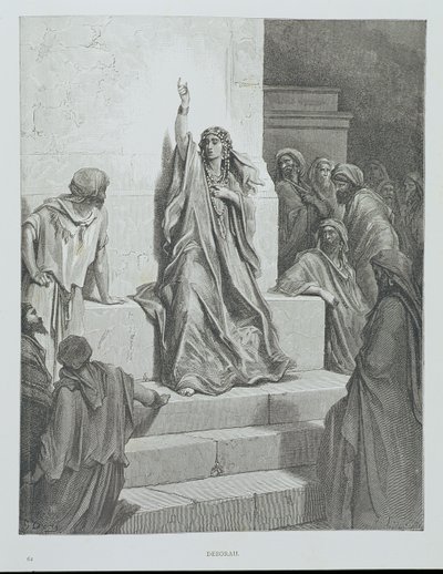 Deborah, graveret af Ettlin, ca. 1868 af Gustave Dore