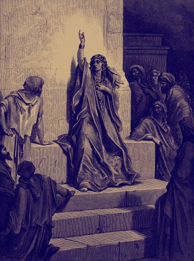 Deborahs triumfsang af Doré. - Bibel af Gustave Dore