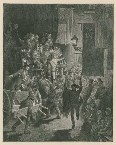 Derbydag - vender hjem af Gustave Dore