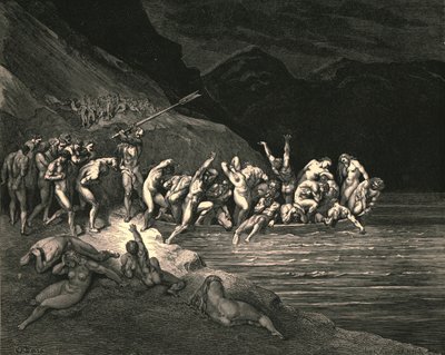 En lignende måde Adams onde yngel, c1890. af Gustave Dore