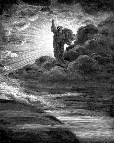 Gud skaber lys, 1866 af Gustave Dore