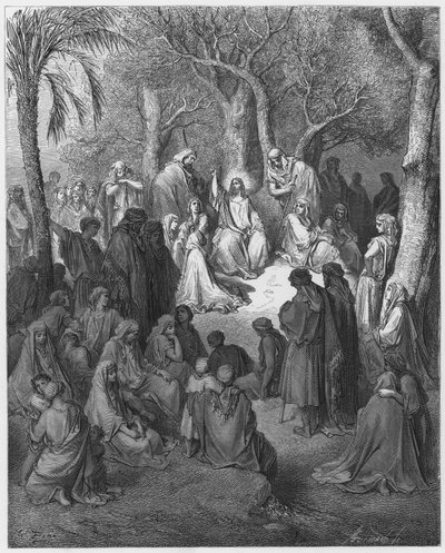 Gustave Dore Bibelen: Bjergprædikenen af Gustave Dore