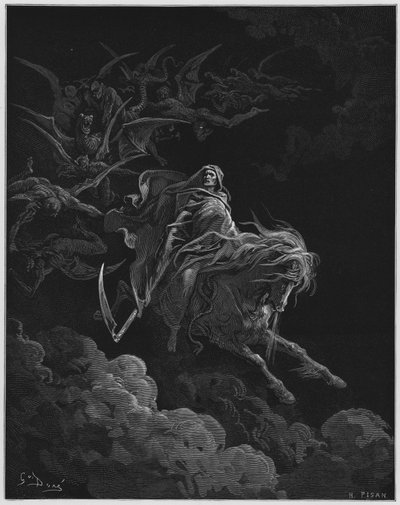 Gustave Dore Bibelen: Synet om døden af Gustave Dore